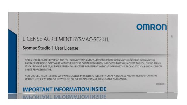 Omron Sysmac Studio Full Edition Programming Software Software | SYSMAC-SE201L