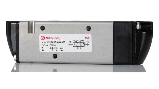 Norgren APB Solenoid Pilot Valve - Pilot/Pilot G 1/4 V61 Series | V61B6DDA-XA020