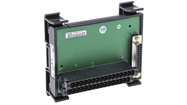 Allen Bradley 1492 Series 8-Contact Female Interface Module, D-Shell Connector, DIN Rail, 12A | 1492-RAIFM8S-3