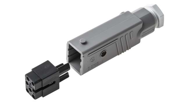 Hirschmann, ST IP54 White Cable Mount Industrial Power Plug, Rated At 10A, 250 V, 400 V | 931692106 STAS 5