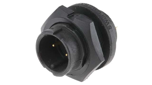 Switchcraft Circular Connector, 2 Contacts, Panel Mount, Standard Connector, Plug, Male, IP68, IP69K, EN3 Series | EN3P2MX