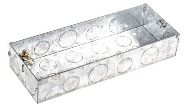 MK Electric Boxes White High Gloss, White Pattress, Red Frontplate, Clear Frontplate, Black Pattress, Graphite, High | K863