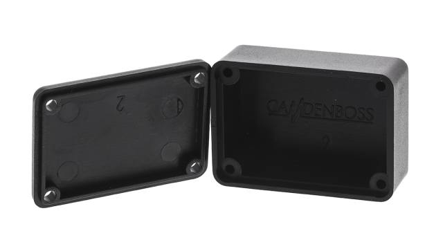 CAMDENBOSS Black ABS Potting Box Lid, 34 mm 16 mm, 24 mm | RX2005/S-5