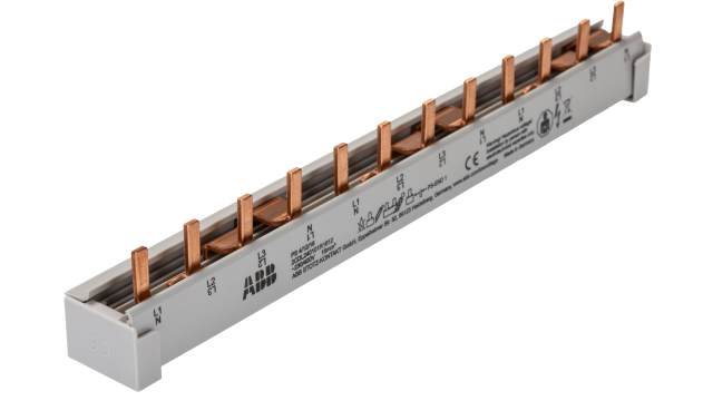 ABB PS4 PS 4 Phase Busbar, 400 V, 17.5 mm Pitch | 2CDL240101R1612 PS4/12/16