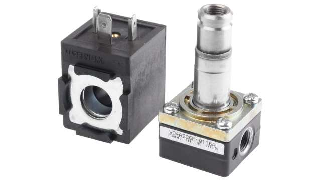 Norgren 2/2 Pneumatic Solenoid Valve - Solenoid/Spring G 1/8 V04 Series 24V dc | V04A286M-B623A