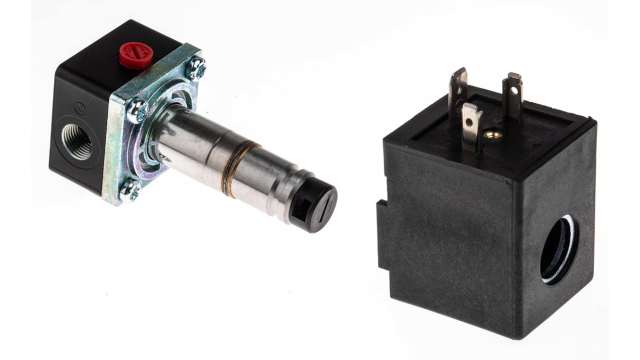 Norgren 3/2 Pneumatic Solenoid Valve - Solenoid/Spring G 1/8 V04 Series 24V dc | V04A486L-B623A