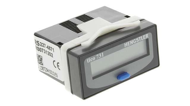 Hengstler TICO 731 Tachometer, 8 Digit LCD, 7.5kHz, 12 → 24 V dc | 0 731 202