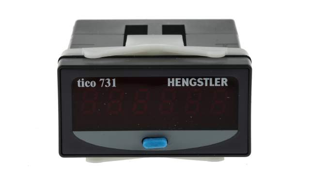 Hengstler TICO 731 Tachometer, 6 Digit LED, 7.5kHz, 12 → 24 V dc | 0 731 502