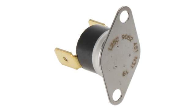 Honeywell Bi-Metallic Thermostat, Opens at +25°C, Closes at 15°C, +150°C Max, SPST NC, Automatic Reset, Bracket Mount | 2455R--90820461