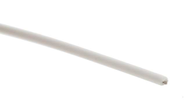 TE Connectivity White 0.25 mm² Harsh Environment Wire, 24 AWG, 19/36, 100m, Polyalkene Insulation, 44A0111-24-9 | 44A0111-24-9