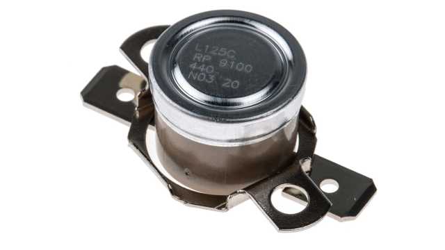 Honeywell Bi-Metallic Thermostat, Opens at +125°C, Closes at +110°C, +186°C Max, NC, Automatic Reset | 2455RP-91000440