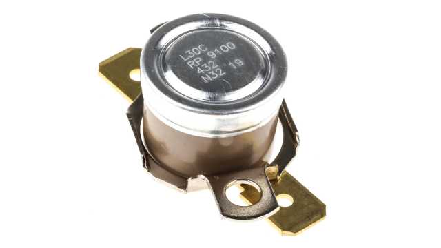 Honeywell Bi-Metallic Thermostat, Opens at +30°C, Closes at +20°C, +186°C Max, NC, Automatic Reset | 2455RP-91000432