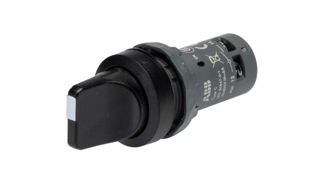 ABB Short Handle Selector Switch - (1 NO/1 NC) 2 Positions | 1SFA619201R1076 C2SS2-10B-11