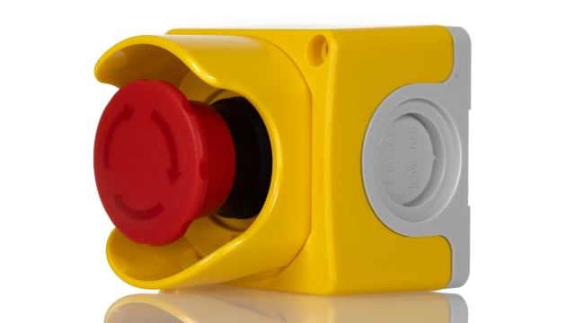 ABB Yellow Plastic CEPY1 Enclosure - 1 Hole 40 mm Diameter | 1SFA619821R2001 CEPY1-2001
