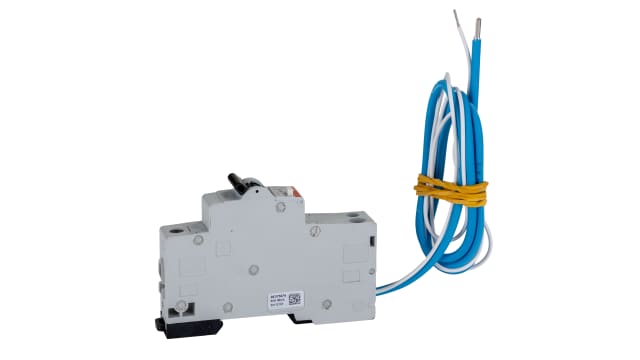 ABB Residual Current Circuit Breaker with Overload Protection, 16 A Current Rating, 2-Pole, 30 mA Trip Sensitivity, Type | 2CSR255151R1165 DSE201 B16 A30