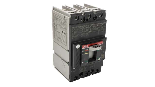 ABB, SACE Tmax XT, XT1B Molded Case Circuit Breaker 3-Pole 125 A, Breaking Capacity 3 kA, Fixed | 1SDA066808R1 XT1B 160 TMD 125A FF