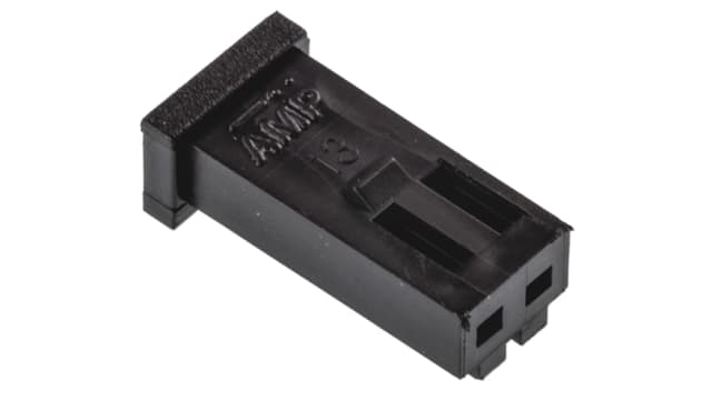 TE Connectivity, AMPMODU MOD II Female Connector Housing,  2.54 mm Pitch,  2 Way,  1 Row Straight | 280358