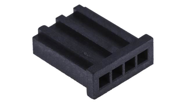 TE Connectivity, AMPMODU MOD II Female Connector Housing,  2.54 mm Pitch,  4 Way,  1 Row Straight | 280359