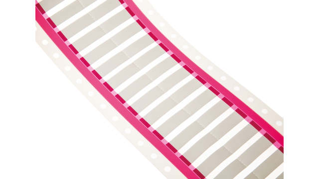 TE Connectivity White White Print Heat Shrink Labels, 50 mm Width, 250 Per Pack Qty, 50 mm | RPS-18-12-S1-9