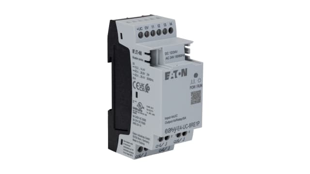 Eaton EasyE4 Series Control Relay, 264 V Supply, Relay Output, 4-Input, Digital Input | 197510 EASY-E4-UC-8RE1P