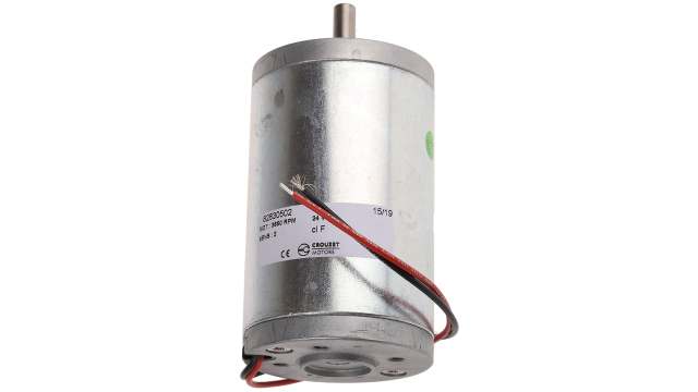 Crouzet Brushed DC Motor, 50 W, 24 V dc, 170 mNm, 2770 rpm, 8mm Shaft Diameter | 82830502