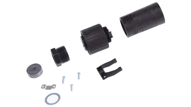 Hirschmann, CM, Copper Straight 4 Way Cable MIL Spec Circular Connector Male, Female Contacts,Shell Size 14, Screw | 932457100 CM 06 EA 14S-2 S