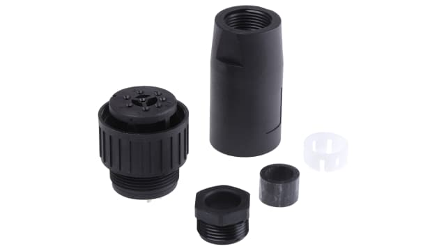 Hirschmann, CM, Copper Straight 8 Way Cable MIL Spec Circular Connector Male, Female Contacts,Shell Size 20, Screw | 932842100 CM 06 EA 20-7 S