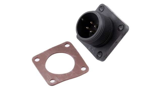 Hirschmann, Circular connector CM, Copper Straight 4 Way Panel MIL Spec Circular Connector Female, Male Contacts,Shell | 932449100 CM 02 E 14S-2 P