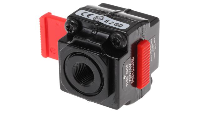 Norgren T72 Series, Shuttle Valve OR Logic Function 17 bar Max Operating Pressure | T72T-2GA-P1N