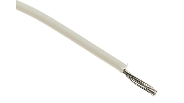 TE Connectivity White 1.5 mm² Harsh Environment Wire, 0.23 mm, 100m, Polymer Insulation, 100G0111-1.50-9 | 100G0111-1.50-9