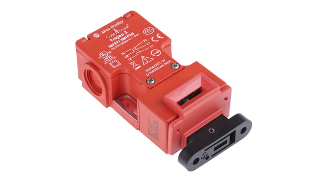 Allen Bradley Guardmaster 440K Safety Interlock Switch, 2NC/1NO, Keyed Actuator Included, Glass Filled PBT | 440K-T11123