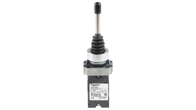Schneider Electric 4-Axis Joystick Switch Lever, Slow Break, IP65 240V ac | XD2PA24
