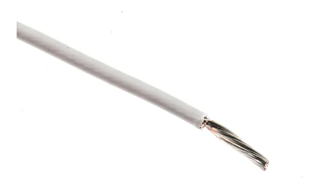 TE Connectivity FlexLite Series White 1.5 mm² High Temperature Wire, 19/0.32 mm, 100m, ETFE Insulation, FLHTC0311-1.50-9 | FLHTC0311-1.50-9