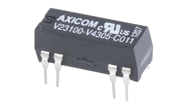 TE Connectivity PCB Reed Relay, 5 V dc Coil, SPDT, 175 V Max, 200 Ω | 2-1393763-3