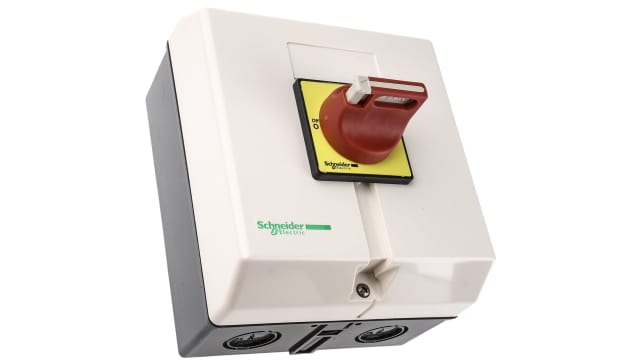 Schneider Electric 3P Pole Panel Mount Isolator Switch - 50A Maximum Current, 22kW Power Rating, IP65 | VCF3GE