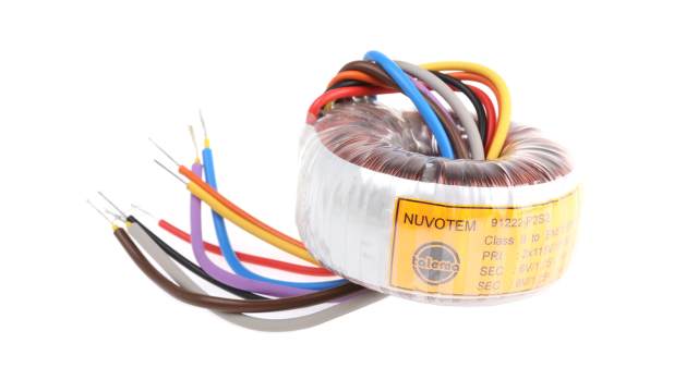 Nuvotem Talema 115 V ac, 230 V ac 2 x 6 V ac Toroidal Transformer 2 Output 15 VA, EN61558 (DEKRA Certificate 161054.01), | 91222-P2S2