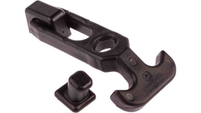 Southco F7-52 Black Rubber, Plastic Pressure Catch | F7-52