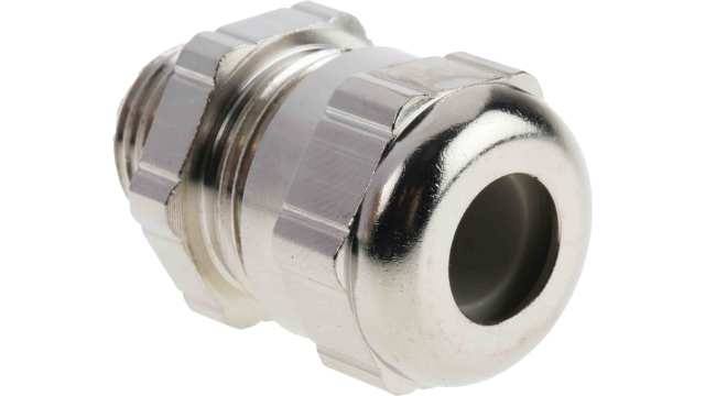 ABB Metallic Nickel Plated Brass Cable Gland, M16 Thread, 7mm min., 11mm max., IP68