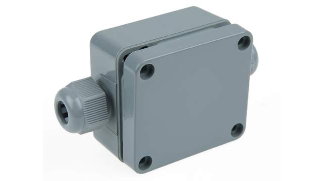 Bopla Euromas Polymas Series Black Polyamide Junction Box, IP65, 0 Terminals, 58 mm, 64 mm 34 mm | 38101200 PK 101-211