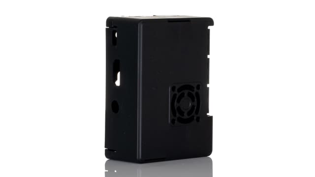 CAMDENBOSS ABS ROCK SBC Case for use with ROCK 3A and ROCK 3C Single Board Computers, Black | CMRock_3AC/KIT