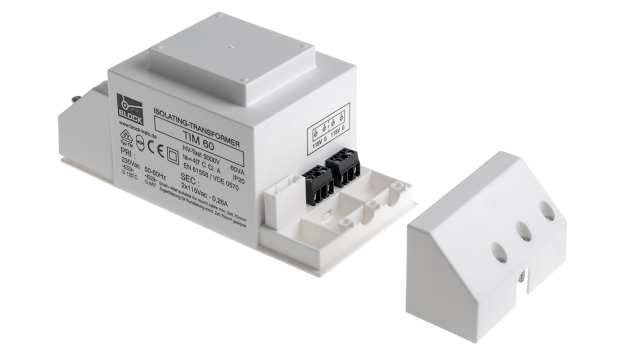 Block 2 Output 60 VA Chassis Mount Transformer, 2 x 115 V ac, VDE, DIN EN 61558-2-4, VDE 0570 Part 2-4, IEC 61558-2-4, | TIM 60