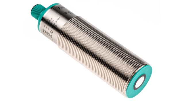 Pepperl + Fuchs Ultrasonic Threaded Barrel Proximity Sensor, M30, 500 mm Detection, PNP NO/NC, 10 → 30 V dc | UB500-30GM-E5-V15