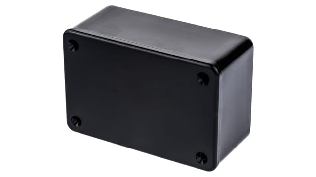 CAMDENBOSS 2000 Series Black Black Lid ABS Enclosure, IP54 39 mm, 85 mm, 56 mm | BIM2001/11-BLK/BLK