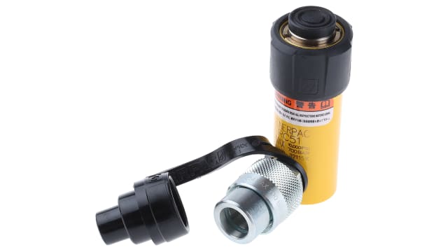 Enerpac, Portable General Purpose Hydraulic Cylinder, RC51 Single Acting 5 t 25 mm | RC51