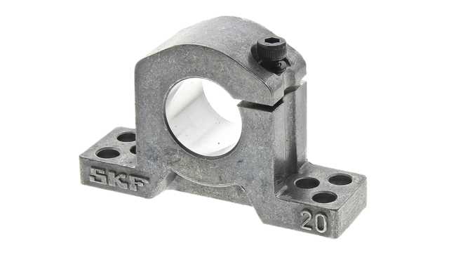 Ewellix Makers in Motion Linear Shaft Support Bearing Housing 43.5 mm, LSCS 20 70 mm 20 mm | LSCS 20