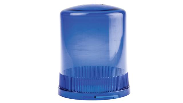 Moflash Incandescent Blue Lens for use with 401/400, 125, 88, 125DIN, 98, 201/200, 501/500, 600, X250 Series Beacons | 50066RS