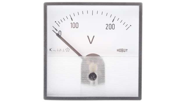 HOBUT PD7 Series Analogue Voltmeter AC, 72 mm, 72 mm | PD72MIS250V/2-003