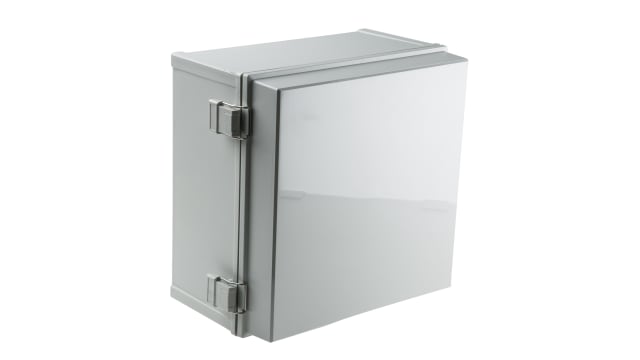 Fibox CAB PC Series Polycarbonate Wall Box, IP65, 300 mm x 300 mm x 180 mm | CAB PC 303018 G CABINET