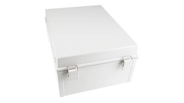 Fibox CAB PC Series Polycarbonate Wall Box, IP65, 300 mm x 400 mm x 180 mm | CAB PC 304018 G CABINET