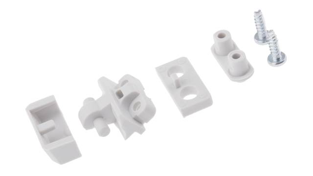 Fibox Plastic Hinge for Use with Piccolo Enclosure | TH A GREY HINGE SET
